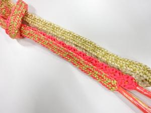 未使用品　正絹　手組帯締め